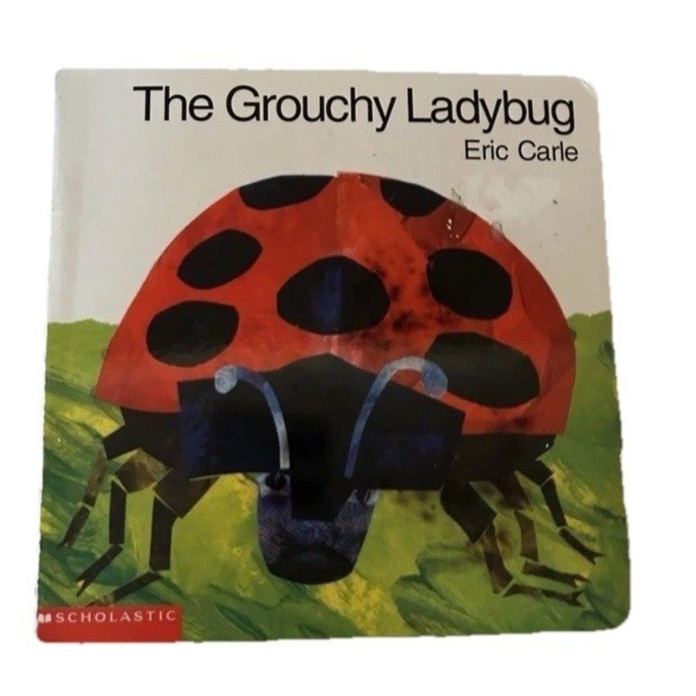 The Grouchy Ladybug 2010 Kohls Cares Eric Carle 13" Plush NWT & Board Book - Picture 3 of 5